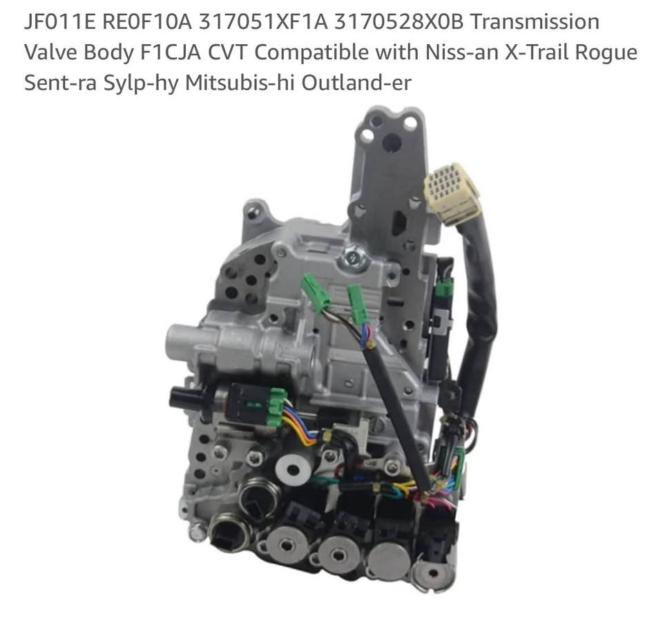 JF011E RE0F10A 317051XF1A 3170528X0B Transmission Valve Body F1CJA CVT Compatible with Nissan X-Trail Rogue Sentra Sylphy Mitsubishi Outlander