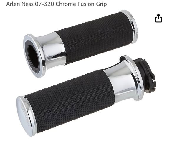 Arlen Ness 07-320 Chrome Fusion Grip