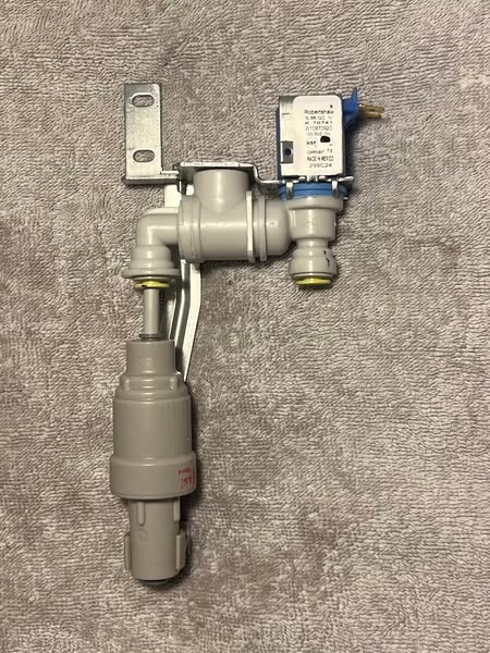 Whirlpool W10897719 Water Inlet Valve, White and Blue