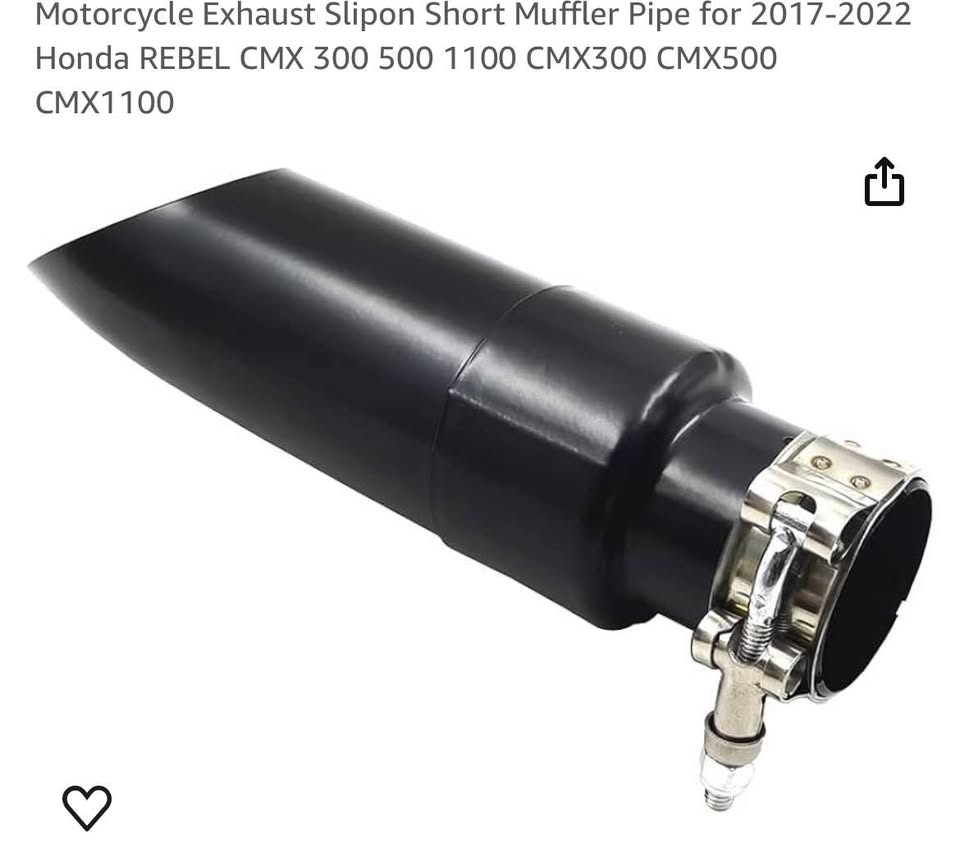 Motorcycle Exhaust Slipon Short Muffler Pipe