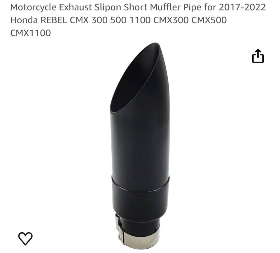 Motorcycle Exhaust Slipon Short Muffler Pipe