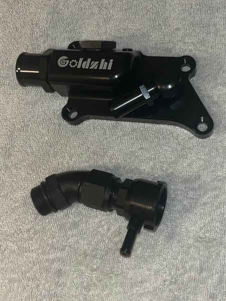 Upper Coolant Housing Straight Inlet with Integrated Filler Neck for Honda K24 K20Z3