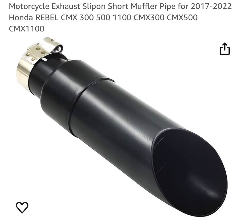 Motorcycle Exhaust Slipon Short Muffler Pipe