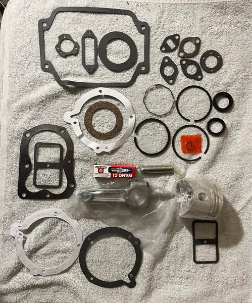 CQYD Engine Rebuild KIT for 8HP Kohler K181 and M8 W/Free Items - Standard