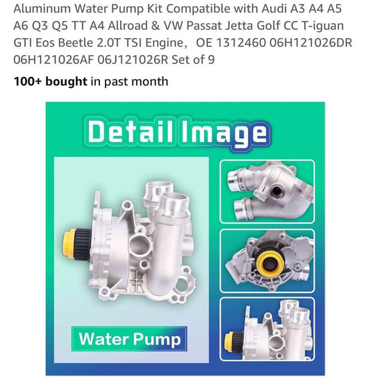 Aluminum Water Pump Kit