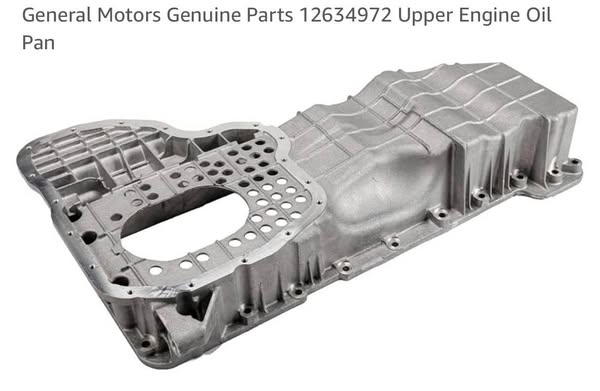 General Motors Genuine Parts 12634972 Upper Engine Oil Pan