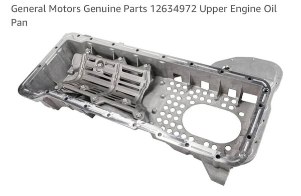 General Motors Genuine Parts 12634972 Upper Engine Oil Pan