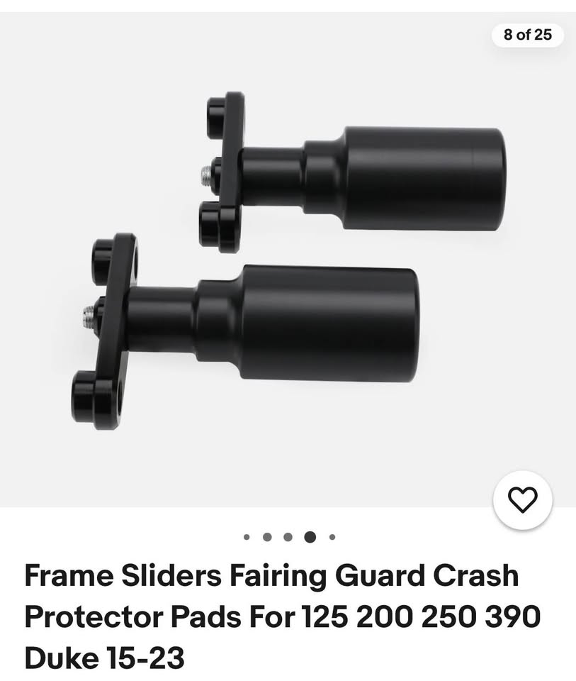 Savage Frame Sliders Fairing Guard Crash Protector Pads For 125 200 250 390 Duke 15-23