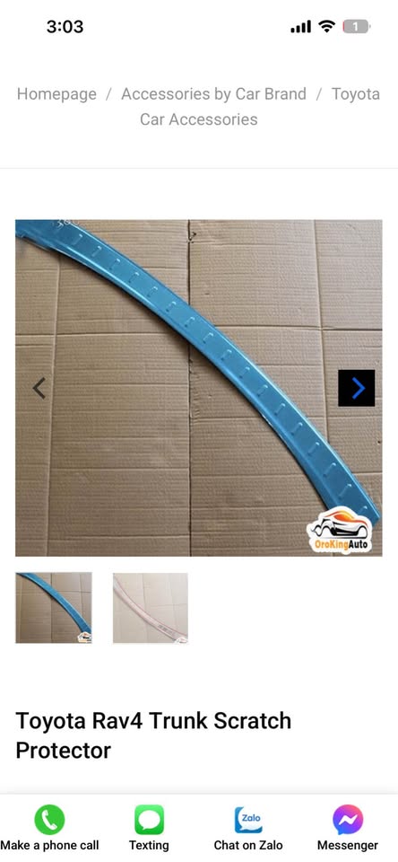 TOYOTA RAV4 TRUNK SCRATCH PROTECTOR 2019-2025