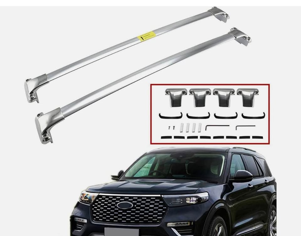 Fits for Explorer 2020-2025 Stainless Steel Roof Racks Cross Bars Crossbars