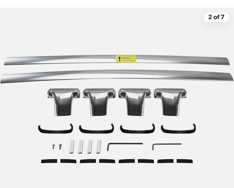 Fits for Explorer 2020-2025 Stainless Steel Roof Racks Cross Bars Crossbars