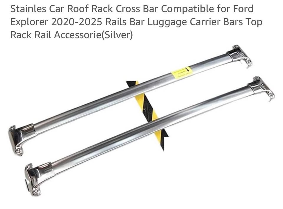 Fits for Explorer 2020-2025 Stainless Steel Roof Racks Cross Bars Crossbars