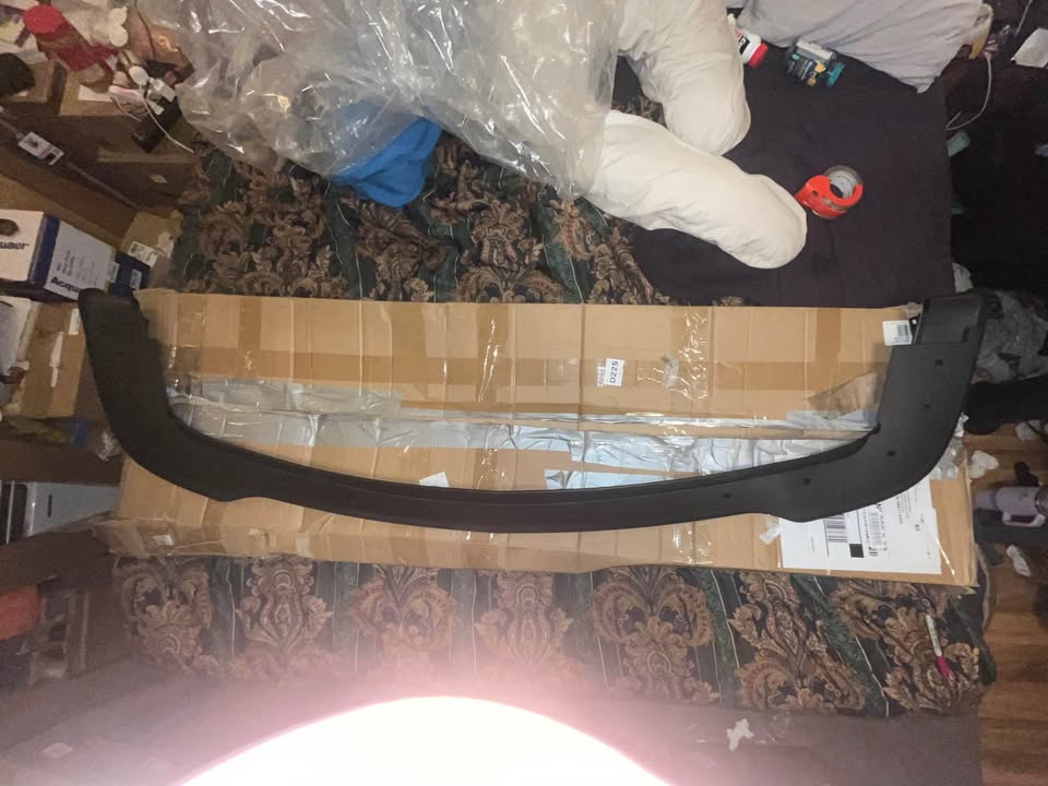 Front Lower Valance Air Dam Plastic Textured Replacement For Dodge Challenger ‘15-‘23 (Hellcat)