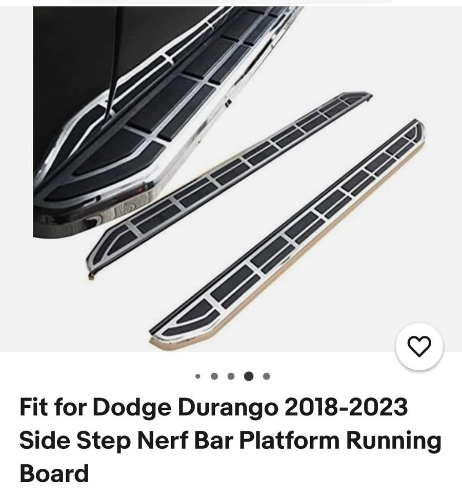 Side Step Nerf Bar Platform Running Board Fit for Dodge Durango 2018-2023