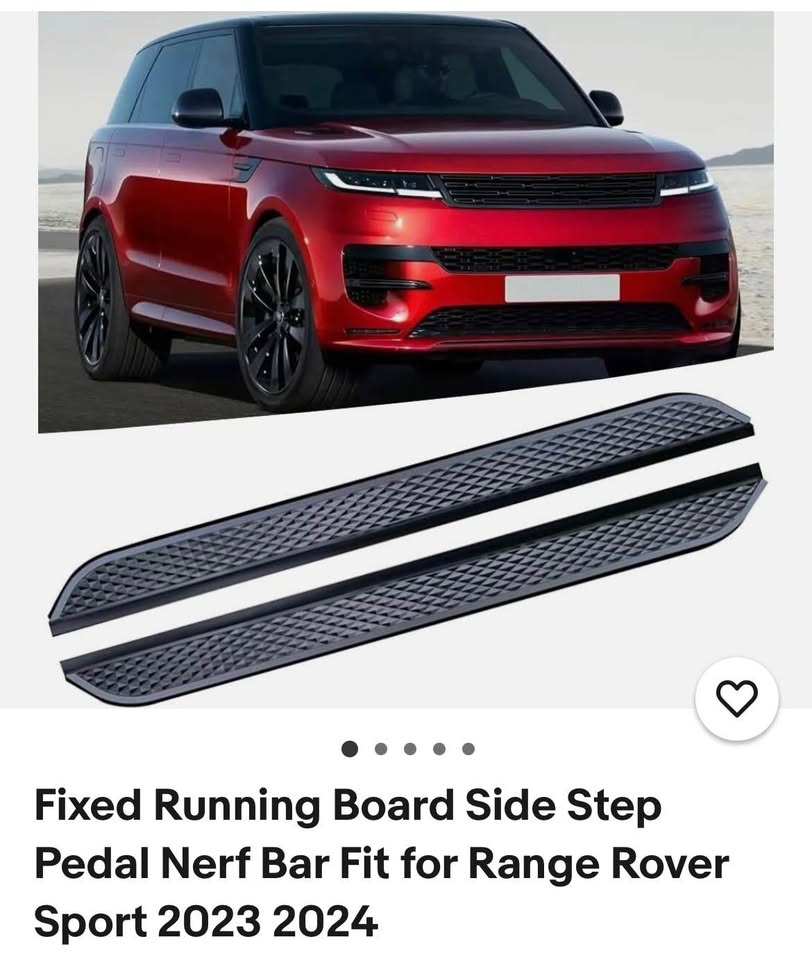 Fixed Running Board Side Step Pedal Nerf Bar Fit for Range Rover Sport 2023 2024