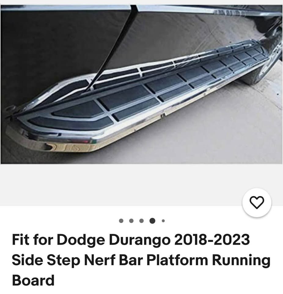 Side Step Nerf Bar Platform Running Board Fit for Dodge Durango 2018-2023