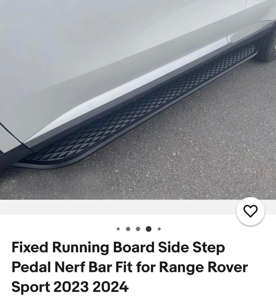 Fixed Running Board Side Step Pedal Nerf Bar Fit for Range Rover Sport 2023 2024