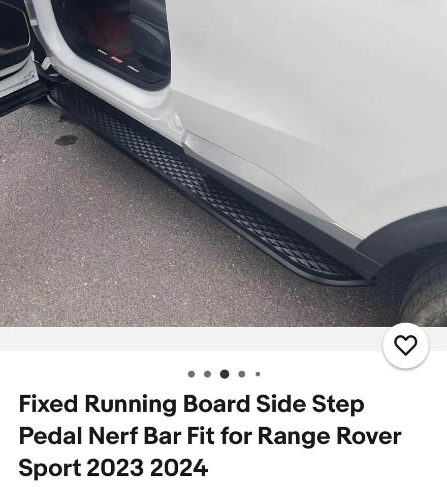 Fixed Running Board Side Step Pedal Nerf Bar Fit for Range Rover Sport 2023 2024